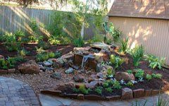Landscaping work